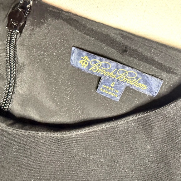 Brooks Brothers Elegant Black A-Line Dress Size 4 - Picture 10 of 10